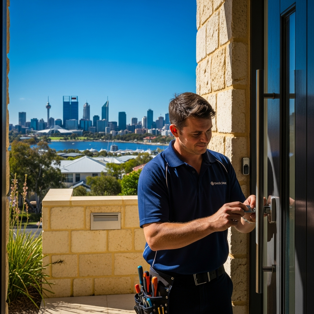 Licensed locksmith working in Perth, Australia